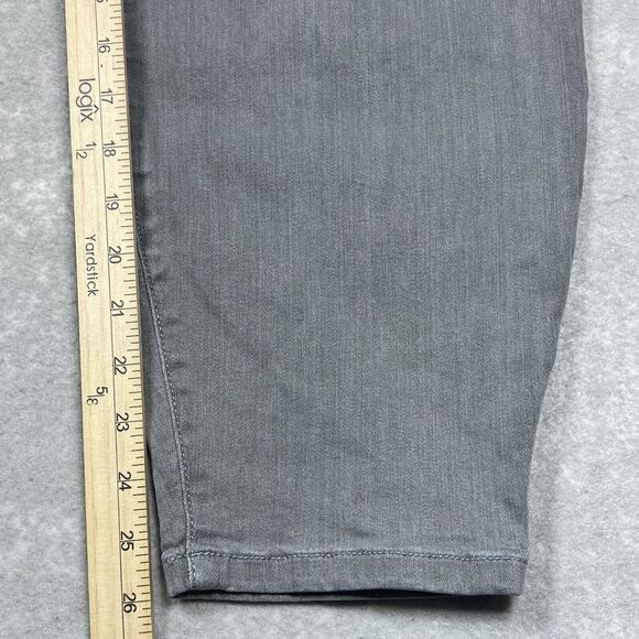 Torrid Jeans Women’s Size 30R Gray Midfit Super Skinny Denim Jeans Stretch - Picture 11 of 15
